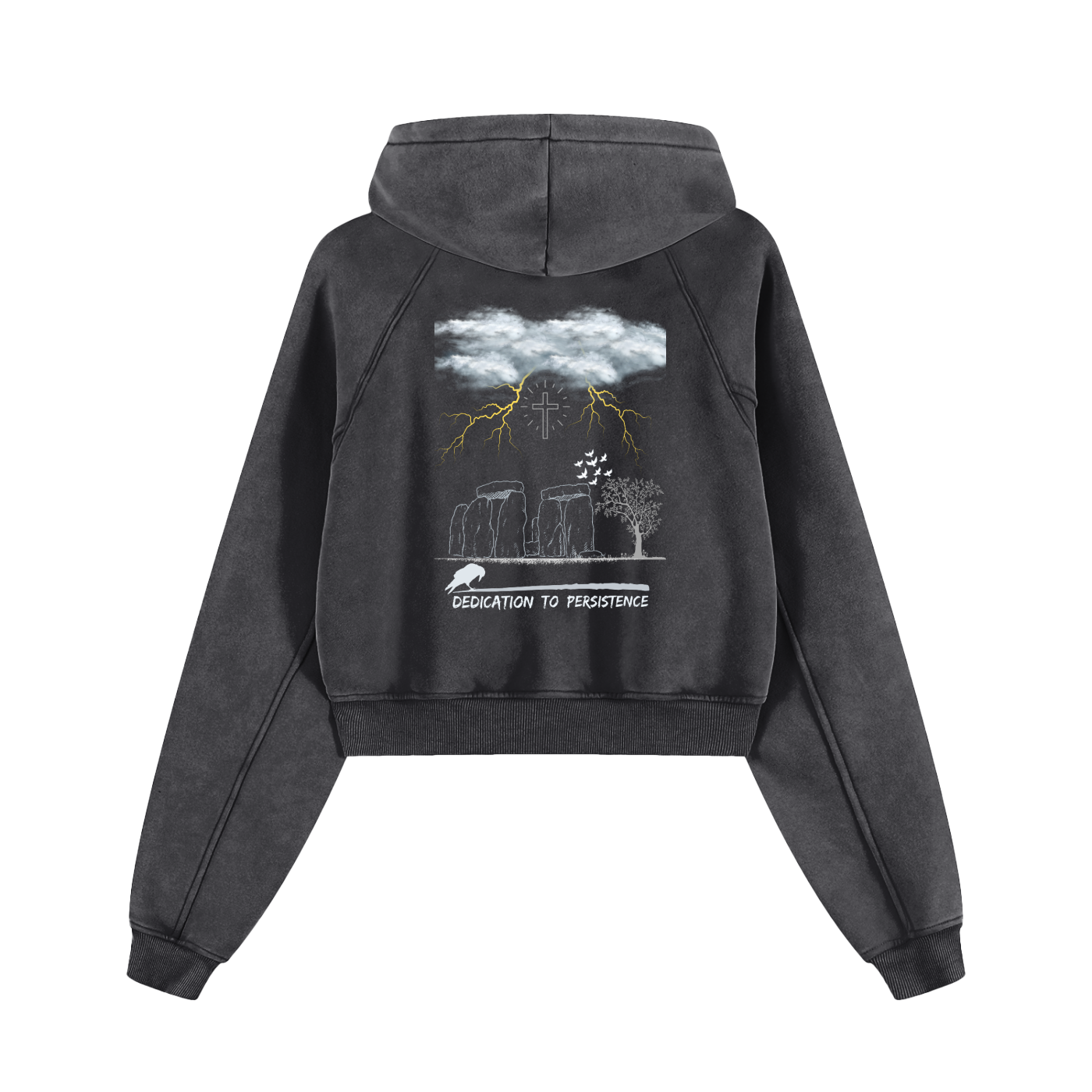 'Dedication To Persistence' Graphic Women's Hoodie